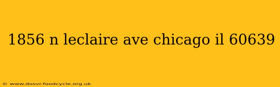 1856 n leclaire ave chicago il 60639