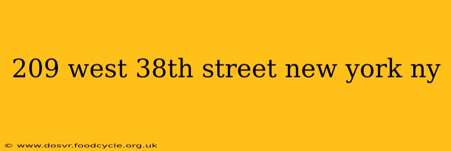 209 west 38th street new york ny
