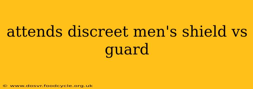 attends discreet men's shield vs guard