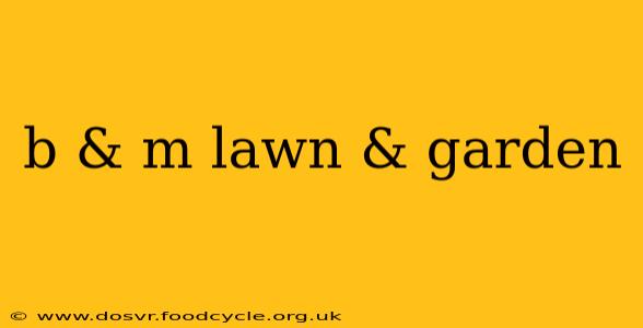 b & m lawn & garden