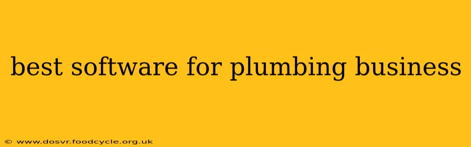 best software for plumbing business