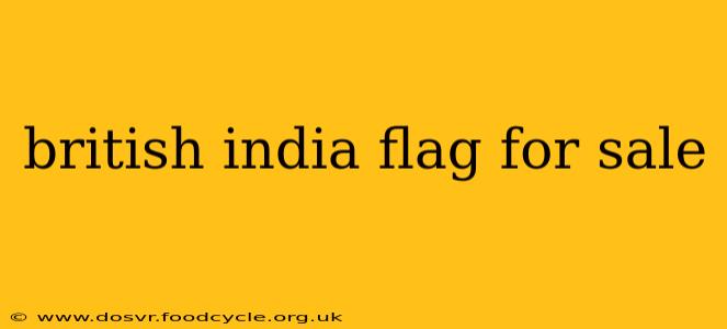 british india flag for sale