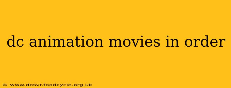 dc animation movies in order