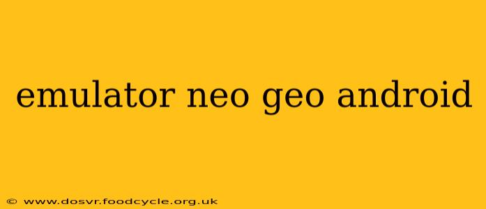 emulator neo geo android