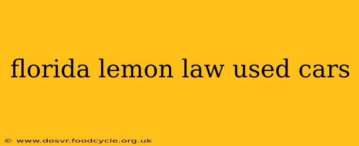 florida lemon law used cars