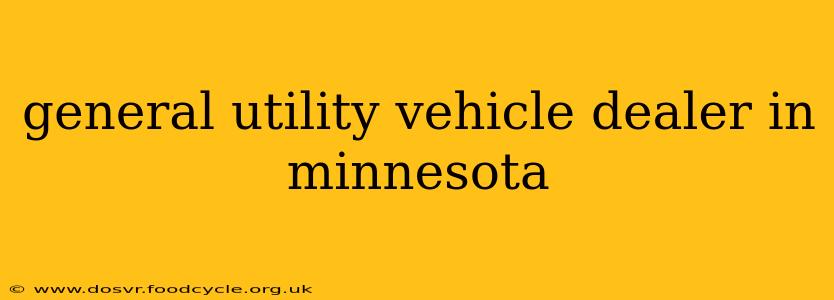 general utility vehicle dealer in minnesota