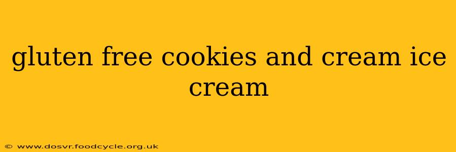 gluten free cookies and cream ice cream