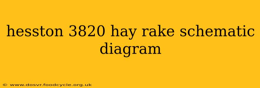 hesston 3820 hay rake schematic diagram