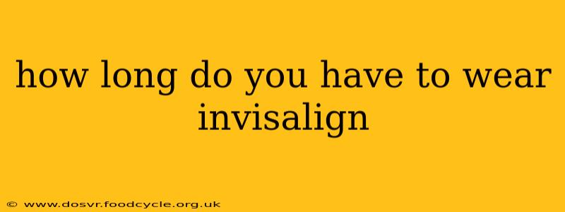 how long do you have to wear invisalign