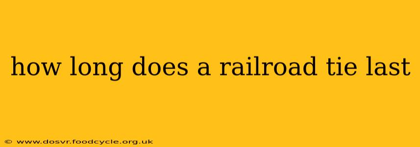 how long does a railroad tie last