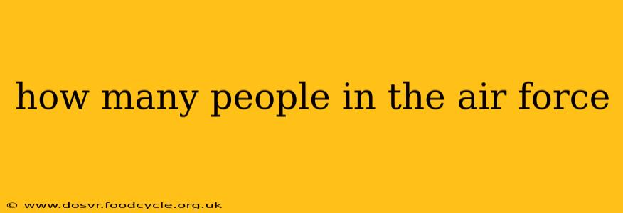 how many people in the air force