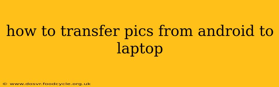 how to transfer pics from android to laptop
