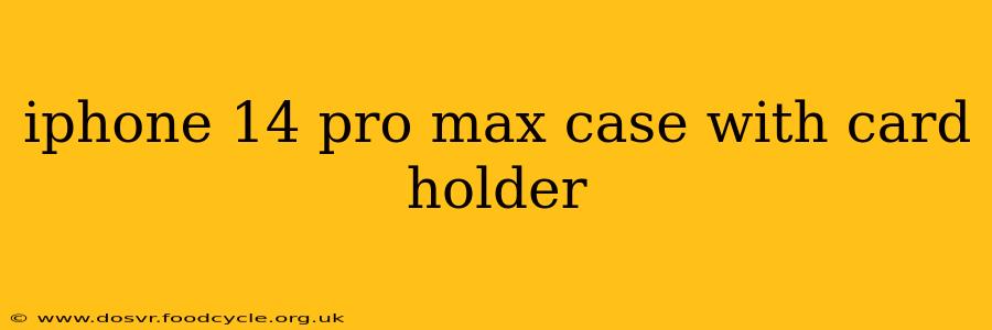iphone 14 pro max case with card holder