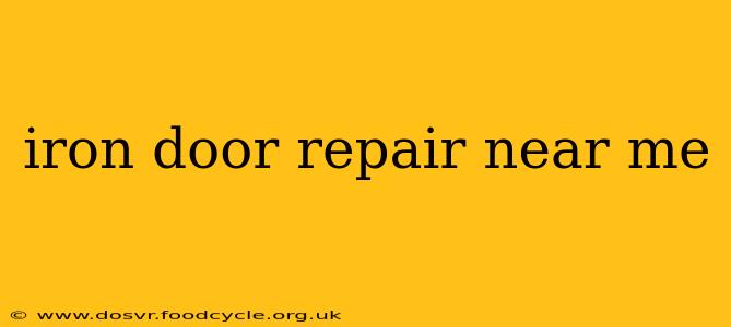 iron door repair near me