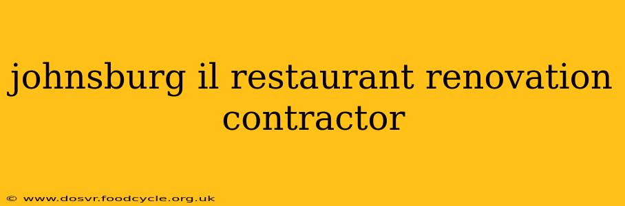 johnsburg il restaurant renovation contractor