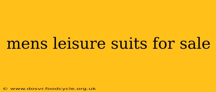 mens leisure suits for sale