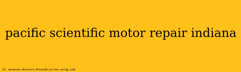 pacific scientific motor repair indiana