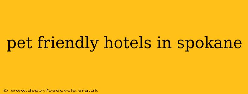 pet friendly hotels in spokane