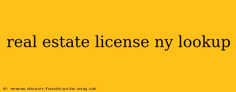 real estate license ny lookup