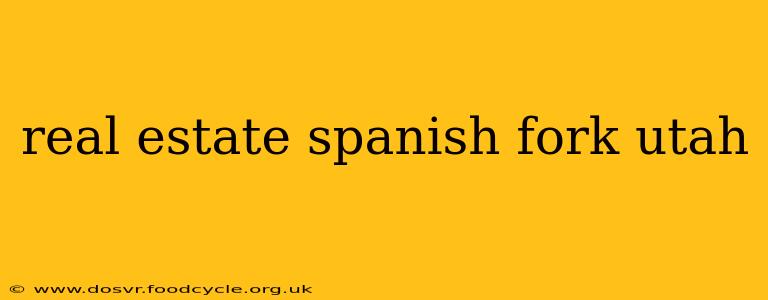 real estate spanish fork utah