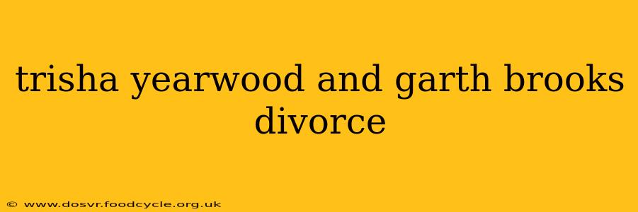 trisha yearwood and garth brooks divorce