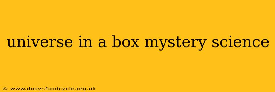 universe in a box mystery science