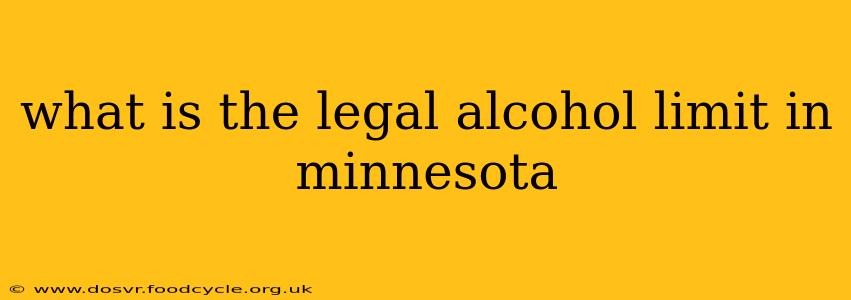 what is the legal alcohol limit in minnesota