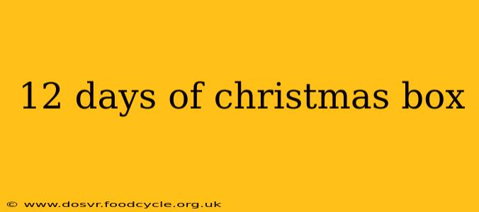 12 days of christmas box