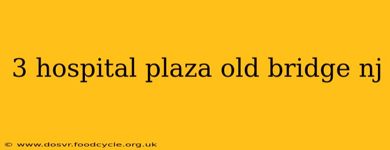 3 hospital plaza old bridge nj