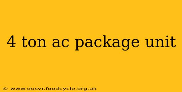 4 ton ac package unit