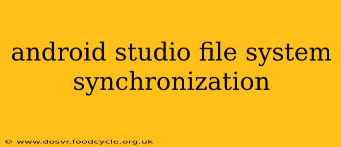android studio file system synchronization