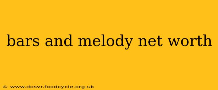 bars and melody net worth
