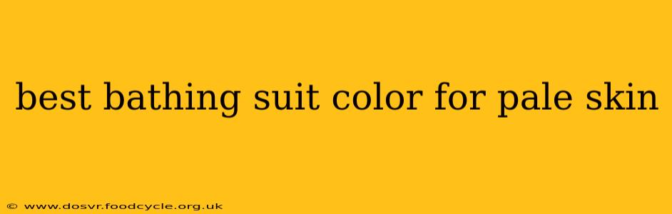 best bathing suit color for pale skin