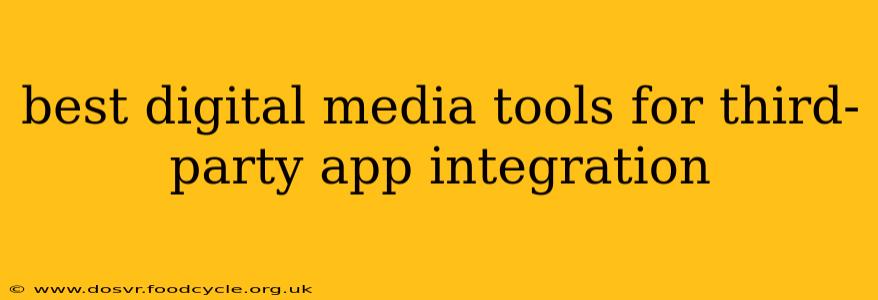 best digital media tools for third-party app integration