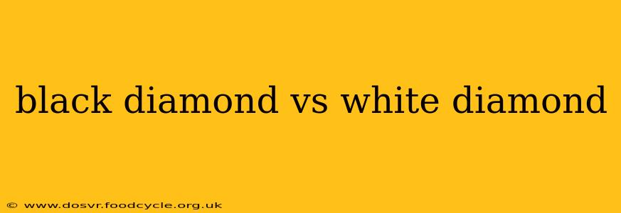 black diamond vs white diamond