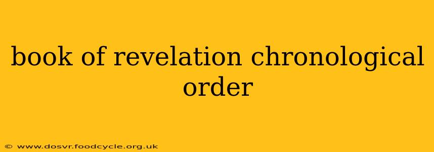 book of revelation chronological order