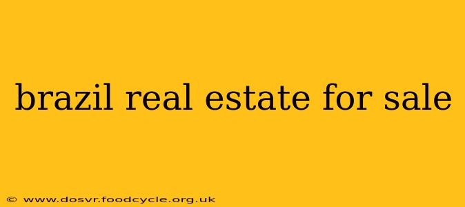 brazil real estate for sale