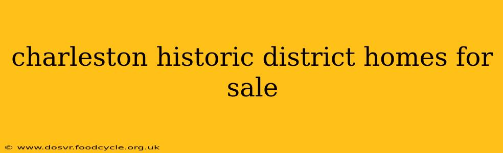 charleston historic district homes for sale