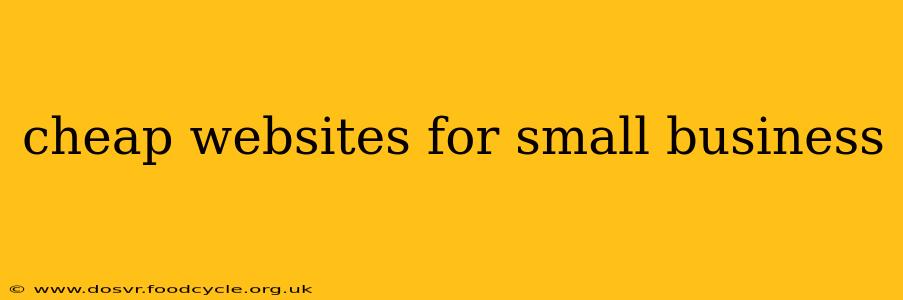 cheap websites for small business