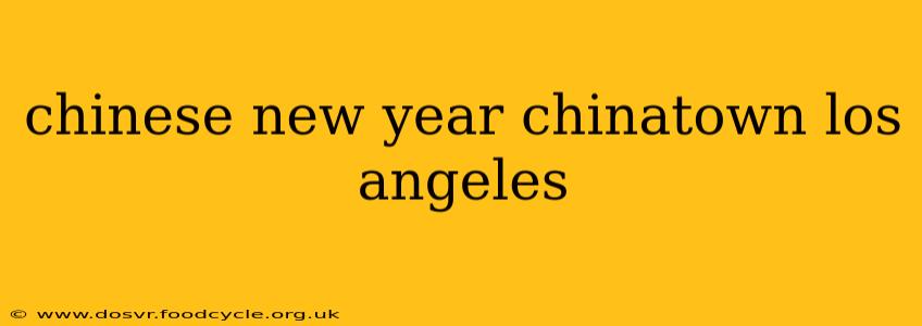 chinese new year chinatown los angeles