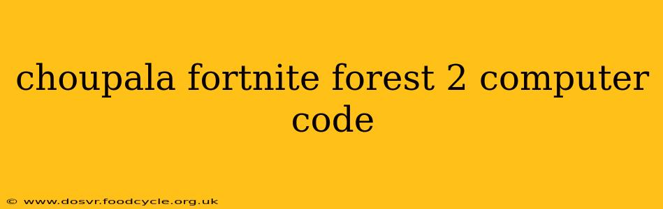 choupala fortnite forest 2 computer code
