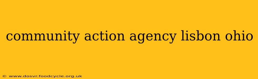 community action agency lisbon ohio