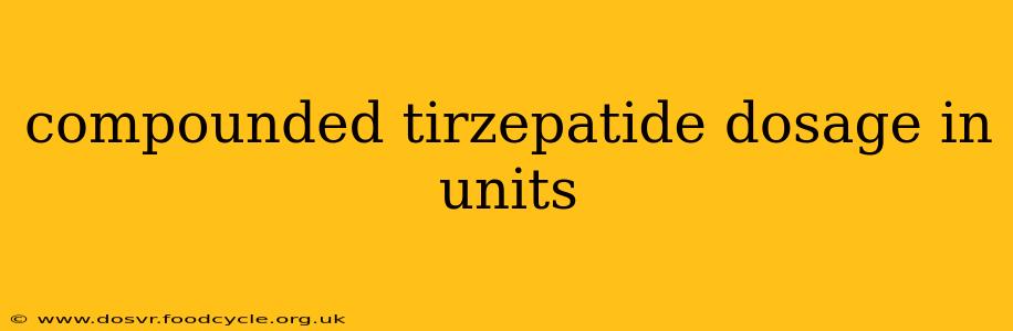 compounded tirzepatide dosage in units