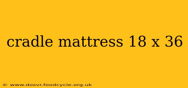 cradle mattress 18 x 36