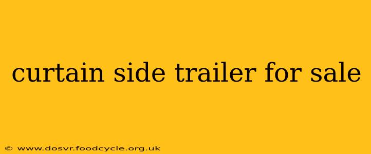 curtain side trailer for sale