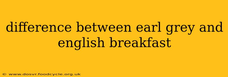 difference between earl grey and english breakfast