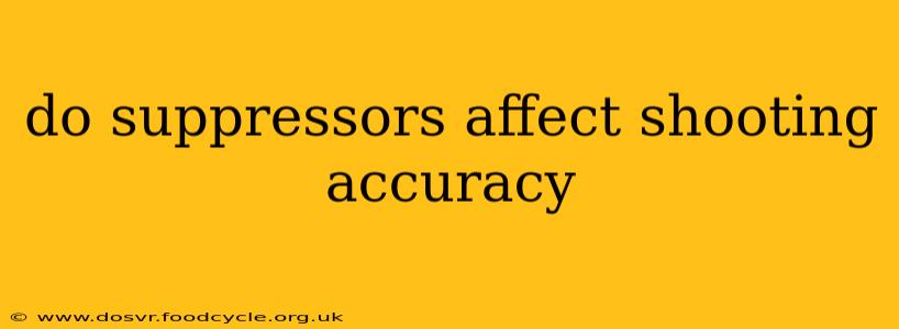 do suppressors affect shooting accuracy