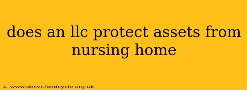 does an llc protect assets from nursing home