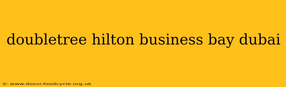 doubletree hilton business bay dubai