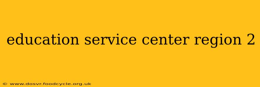 education service center region 2